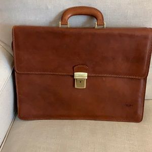 I Medici Leather briefcase